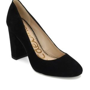 Sam Edelman Black Suede Leather Stillson Heeled pumps. Women’s size 9